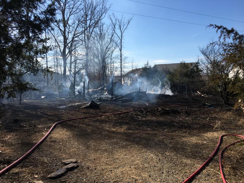 Tanker 23 assists with Trailer Fire in Lake of the Woods first due ...